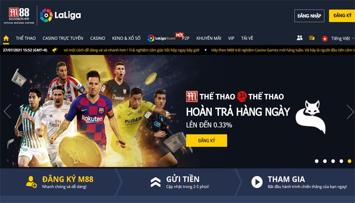 Thông tin cập nhật mới nhất về nhà cái hàng đầu Châu Á M88
