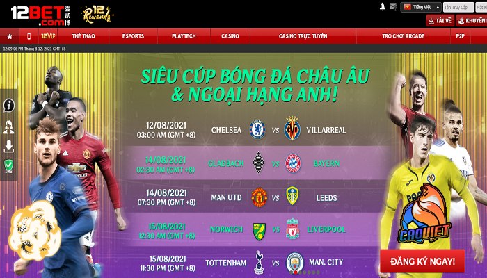 Giới thiệu về nhà cái 12Bet là đường link truy cập