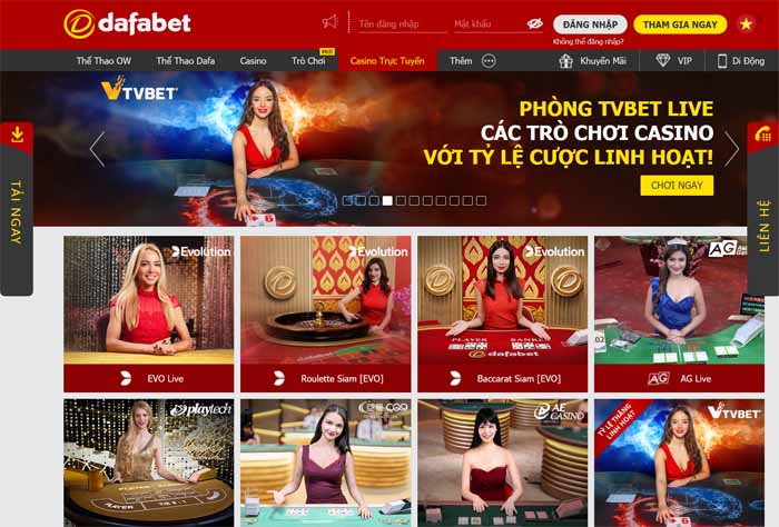 Link vào nhà cái Dafabet không bị chặn mới nhất
