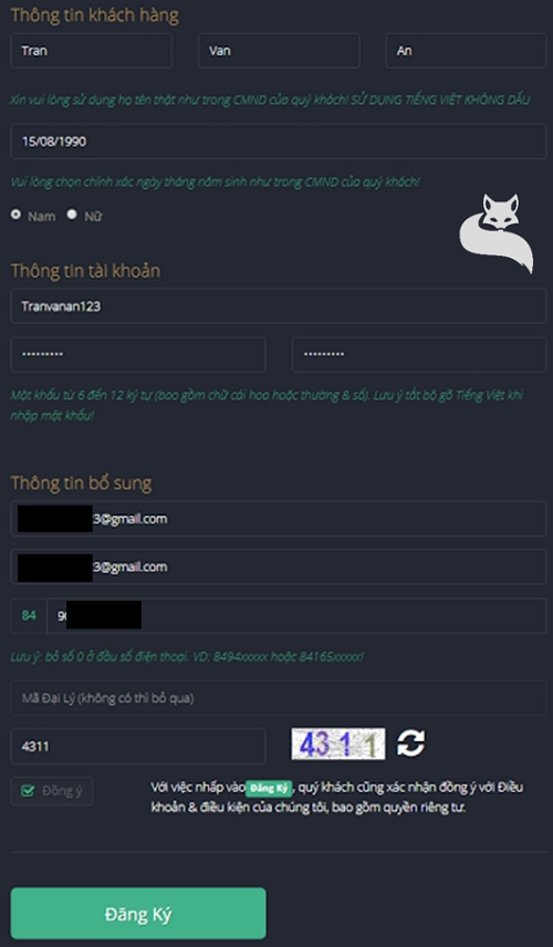 đăng ký bet98vn