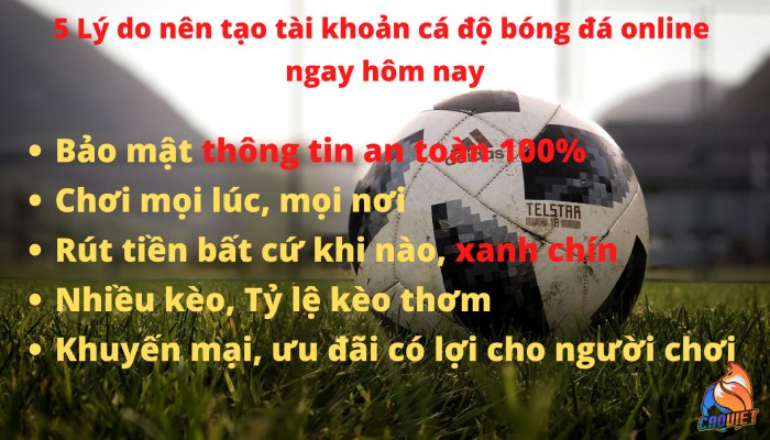 Cách tạo tài khoản cá độ bóng đá: Đăng ký bóng dễ dàng với 5 bước