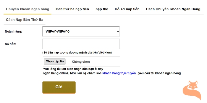 nạp tiền 3king club