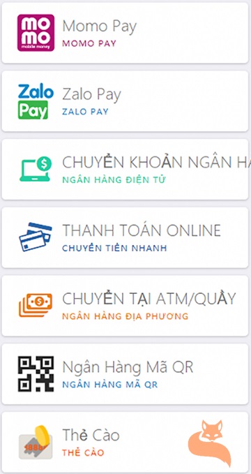 nạp tiền betlv