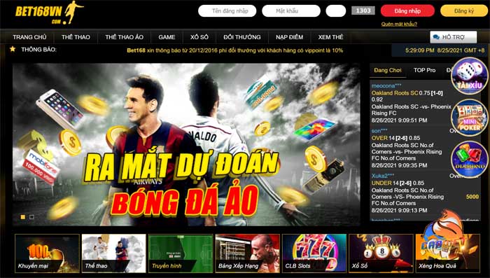 nhà cái bet168
