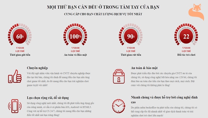 rút tiền vnd188