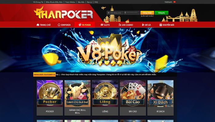 Hình ảnh sảnh v8 poker