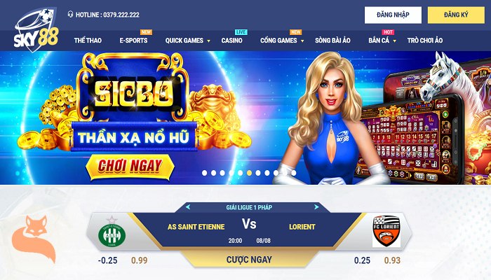 Thông tin cá cược trực tuyến mới nhất tại nhà cái SKY88