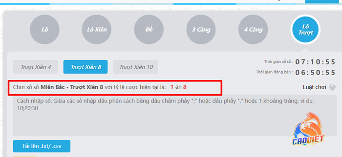 cách chơi lô xiên trượt
