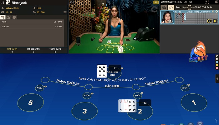 chơi xì dách online