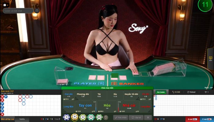 Hình ảnh Baccarat trực tuyến