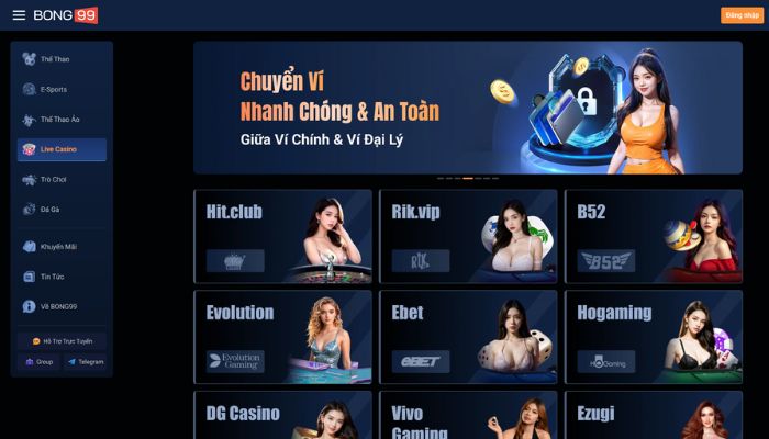 Hình ảnh nhà cái hàng đầu bong99
