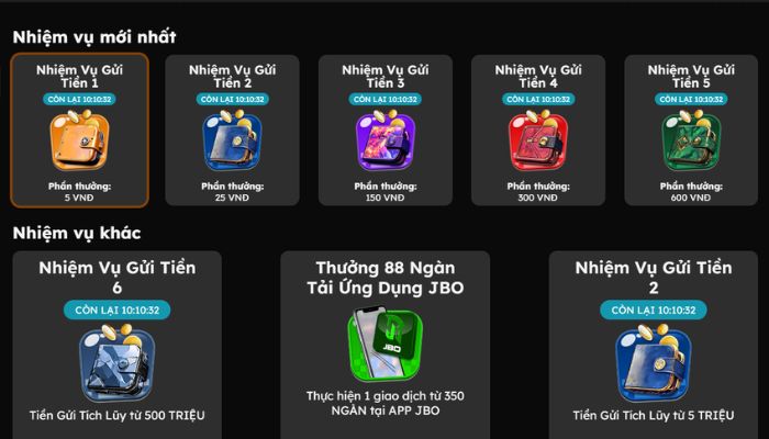 Hình ảnh JBO trương trình khuyến mãi