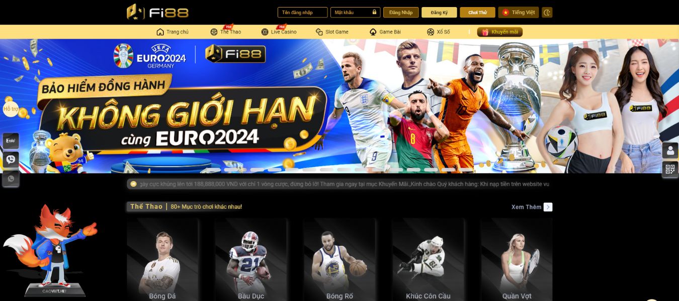 Hình ảnh Nhà cái uy tín hàng đầu FI88