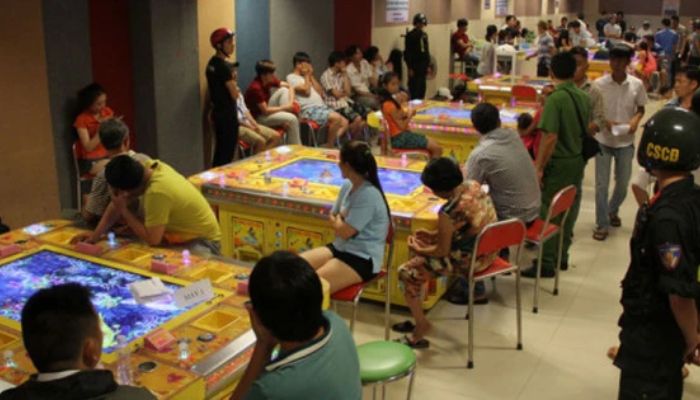 Hình ảnh rất đông người thích game bắn cá