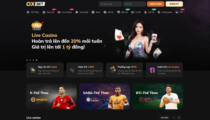 Hình ảnh nhà cái oxbet
