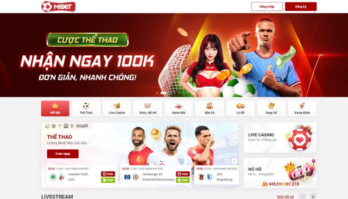Hình ảnh về nhà cái Mibet