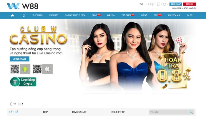 Giới thiệu về nhà cái w88