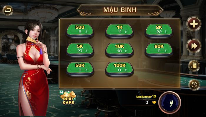 Hình ảnh hướng dẫn chơi mậu binh đổi thưởng